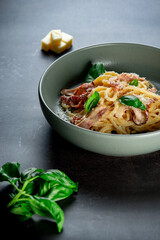 pasta with pesto sauce