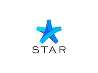 star logo technology vector templates