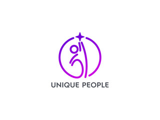people and social community logo design templates