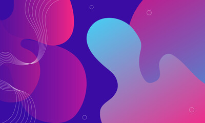 Colorful geometric background. Liquid color background design. Liquid composition. Eps10 vector.