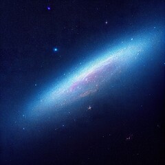 Fototapeta na wymiar Space stars and galaxies background Digital illustration