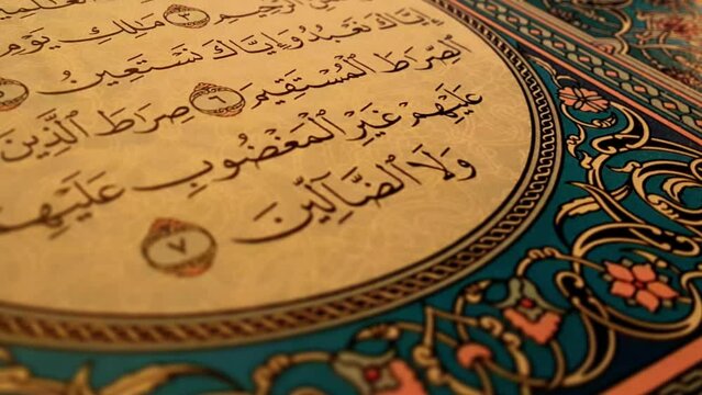 Quran book and arabic letter - Quran and islamic symbols, Islamic Ramadan Background with Moon and Lanters, Islamic Ramadan Background - Symbol of Fasting, Iftar, Suhoor, Eid, Islamıc Ritual