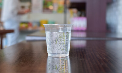 Water is drinkable water in a glass.