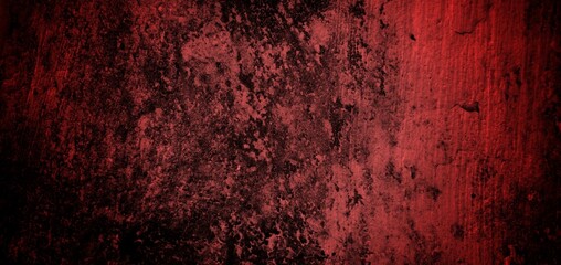 Abstract grunge red background texture, scary dark red wall background. walls full of scratches and...