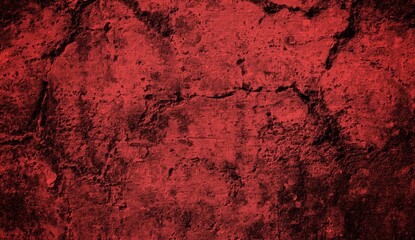 A textured background featuring deep red tones with a distressed, grunge appearance. The surface shows scratches and uneven patterns, creating a vintage feel.