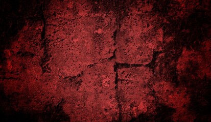 A textured background featuring deep red tones with a distressed, grunge appearance. The surface shows scratches and uneven patterns, creating a vintage feel.