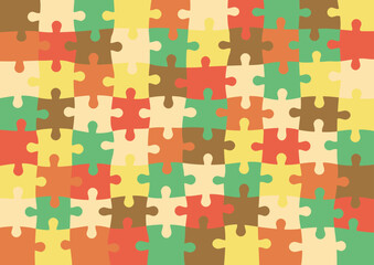 ジグソーパズルの背景素材