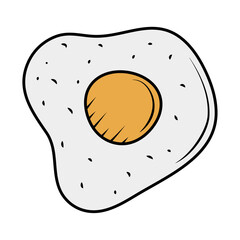 fried egg food minimalist