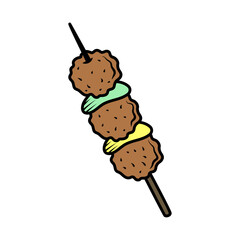 meatballs food minimalist