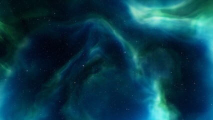 Deep space nebula with stars. Bright and vibrant Multicolor Starfield Infinite space outer space background with nebulas and stars. Star clusters, nebula outer space background 3d render
