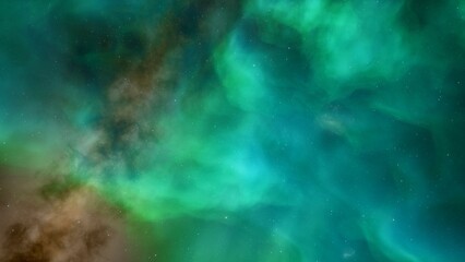 Fototapeta premium Cosmic background with a blue purple nebula and stars 