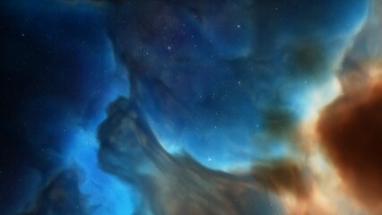 Fototapeta premium Night sky - Universe filled with stars, nebula and galaxy 