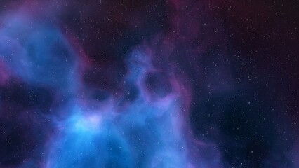 Night sky - Universe filled with stars, nebula and galaxy
