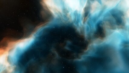 Night sky - Universe filled with stars, nebula and galaxy
