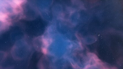 nebula gas cloud in deep outer space
