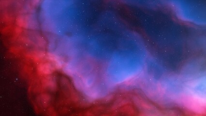 nebula gas cloud in deep outer space
