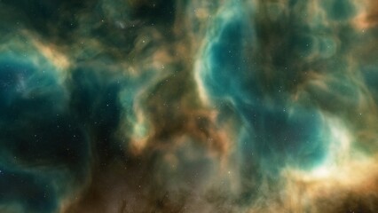 Fototapeta na wymiar Deep outer space with stars and nebula 
