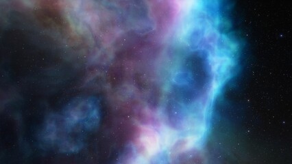 Deep outer space with stars and nebula
