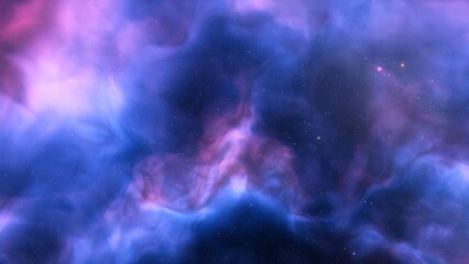 Deep outer space with stars and nebula

