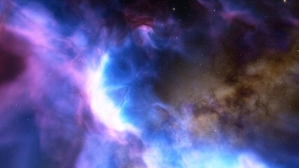 Space nebula, for use with projects on science, research, and education. Illustration
