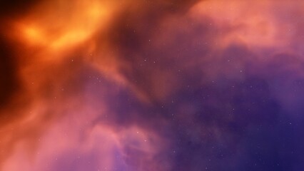 Universe filled with stars, nebula and galaxy
