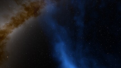 Night sky - Universe filled with stars, nebula and galaxy