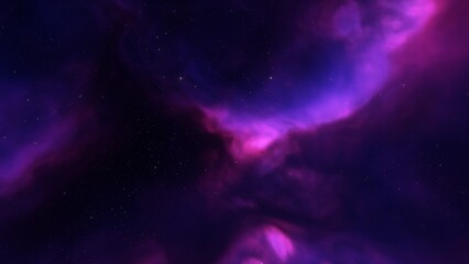 Fototapeta premium red-violet nebula in outer space, horsehead nebula, unusual colorful nebula in a distant galaxy, red nebula 3d render 