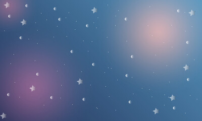 skyscape, nighttime and astronomy concept - starry night sky