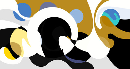 Vector colorful abstract psychedelic liquid and fluid background pattern