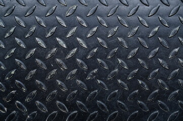 black metal floor textured background, construction industry