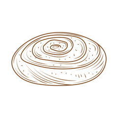 Fototapeta na wymiar rye round bread