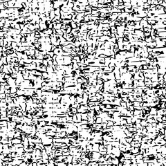 Seamless pattern, rough vector background, black and white
