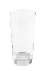 A Clear Empty and Clean Glass on a White Background
