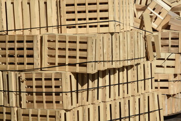 Crates for agriculture. Cagettes pour l'agriculture