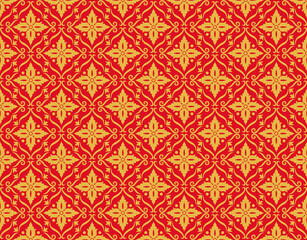 アジア調パターン11（赤）