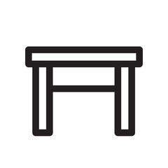 Appliance Desk Furniture Household Interior Table Icon