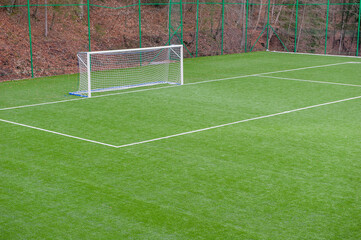 Football goalootball field