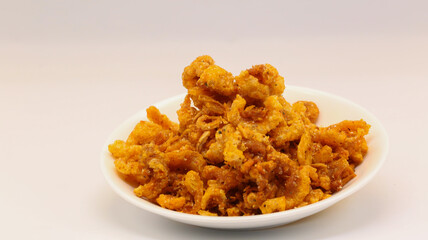 Chili paste made with pork and dried vegetables