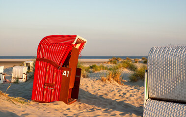Strandkorb insel Borkum