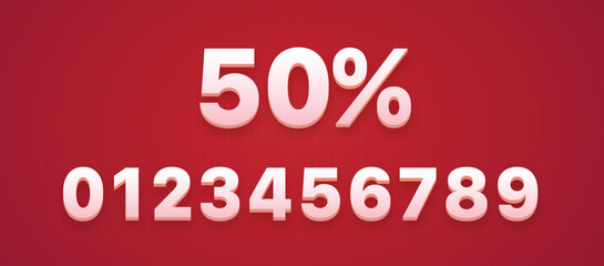 Set off discount promotion sale number