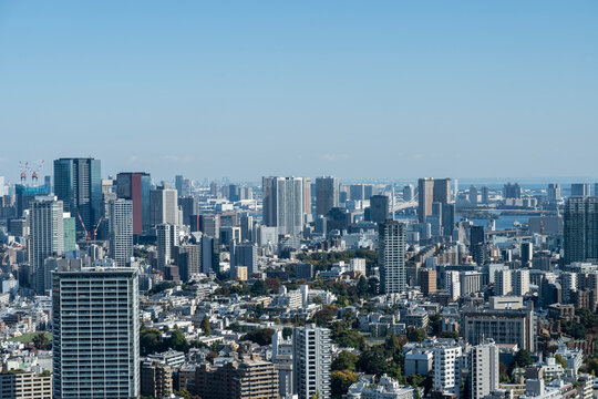 東京恵比寿の高層ビルから望む都市景観 © EISAKU SHIRAYAMA