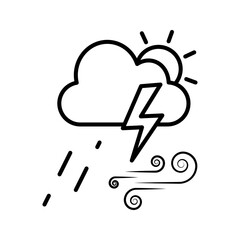forecast, cloud, weather, sky, rain, climate, thunderstorm, set, vector, sun, cloudy, sunny, storm, icon, temperature, meteorology, snow, cold, clear, symbol, lightning, sign, design, background, rain