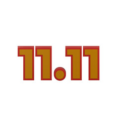 11.11 event big sale day 3d icon