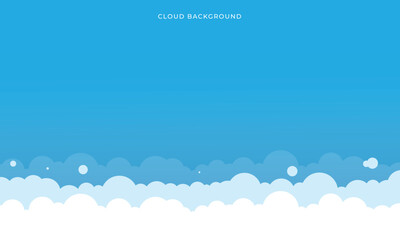 Blue cloud background