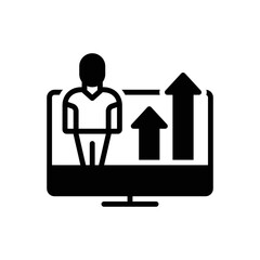  Black solid icon for promoted