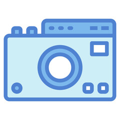 camera two tone icon style