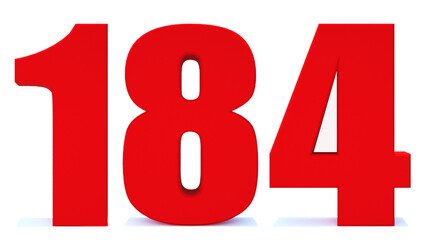 Fototapeta premium 184 number