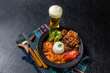 ケイジャンチキン　Cajun cuisine originated in New Orleans