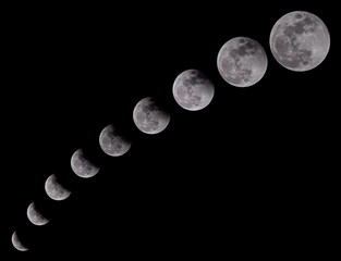 full moon rising