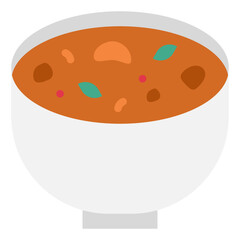 curry flat icon